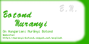 botond muranyi business card