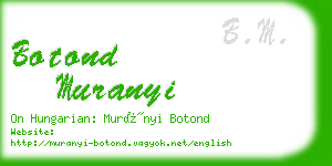 botond muranyi business card